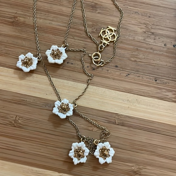 Jewelry Vintage Long Flower Necklace Poshmark
